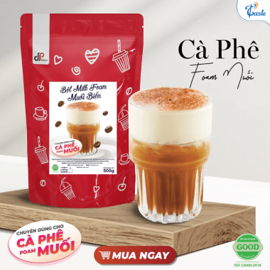 BỘT MILK FOAM CÀ PHÊ MUỐI DP FOOD 500G