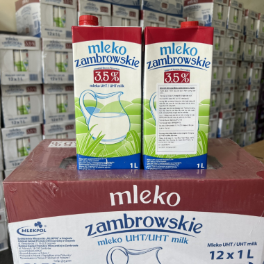 [CHỈ GIAO TP.HCM] SỮA TƯƠI TIỆT TRÙNG MLEKO ZAMBROWSKIE (FAT 3.5%)