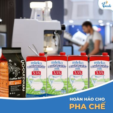 [CHỈ GIAO TP.HCM] SỮA TƯƠI TIỆT TRÙNG MLEKO ZAMBROWSKIE (FAT 3.5%)