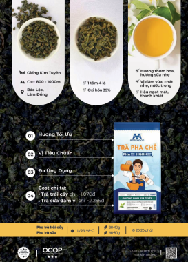 TRÀ OOLONG XANH KIM TUYÊN AMAZINGON