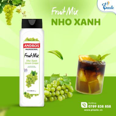 ANDROS FRUIT MIX - NHO XANH 820ML