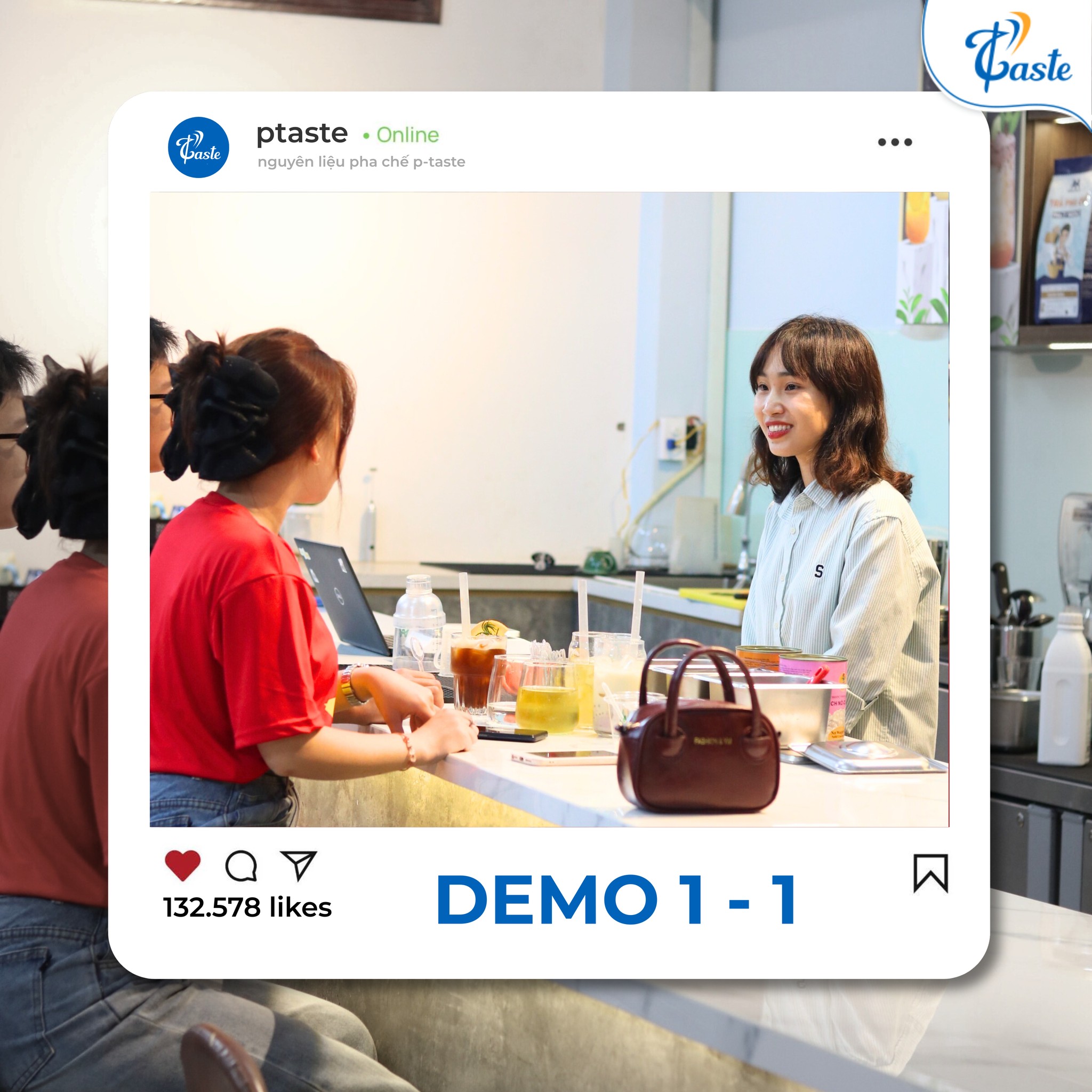 Demo 1-1 tại P-Taste: Cùng chủ quán chạm giải pháp F&B