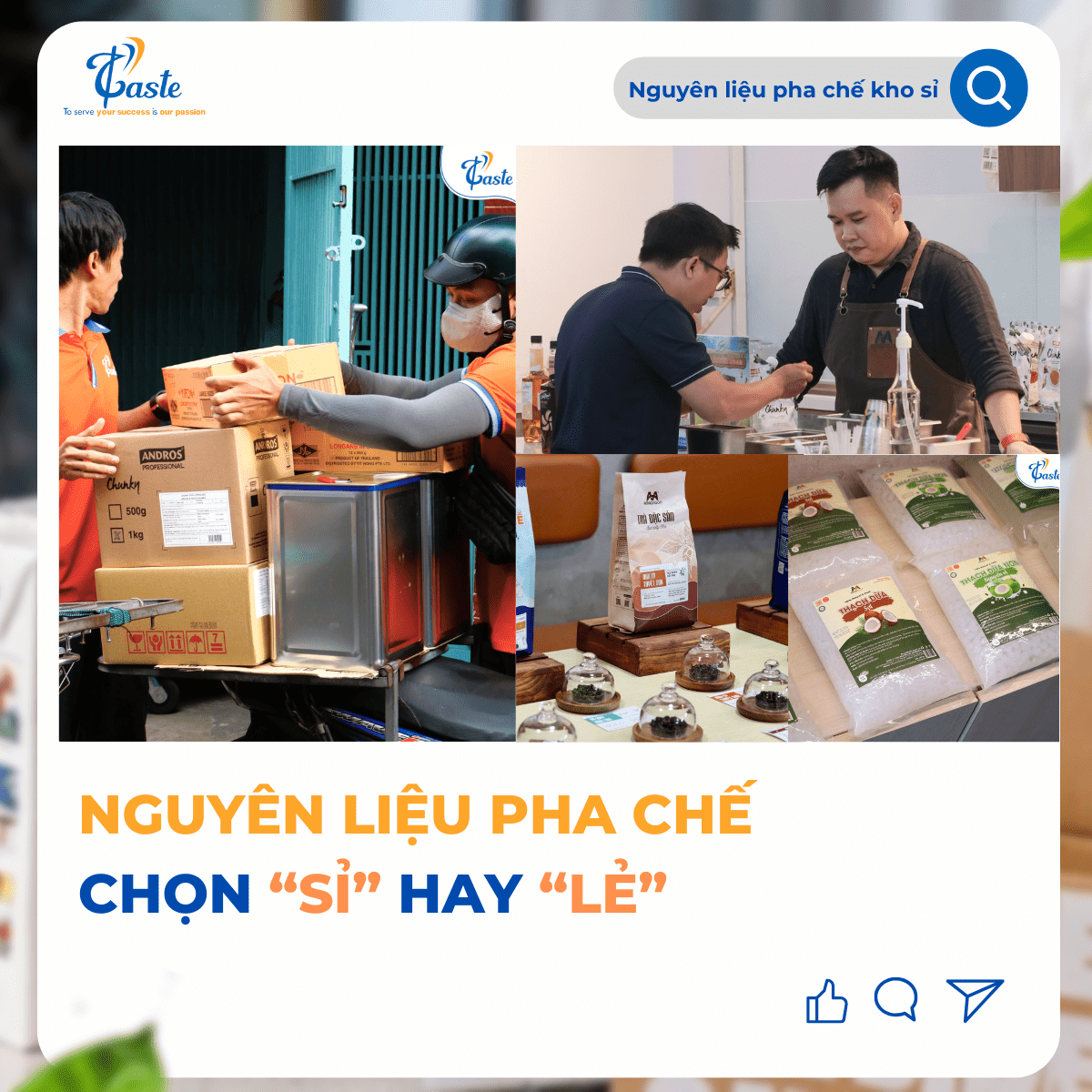 Nên Mua Nguyên Liệu Pha Chế Kho Sỉ Hay Lẻ?