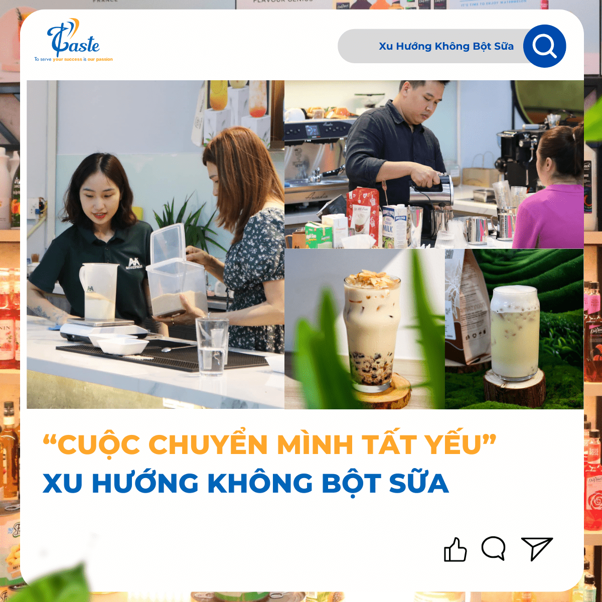 Xu Hướng Không Bột Sữa – Cuộc Chuyển Mình Tất Yếu Trong Ngành Đồ Uống Hiện Đại
