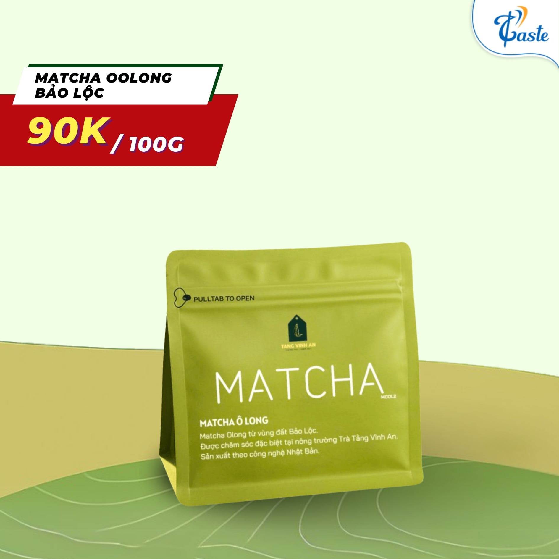 BỘT TRÀ MATCHA OOLONG BẢO LỘC 100G