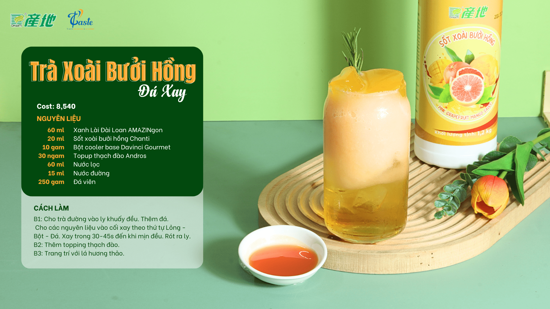 XOÀI BƯỞI HỒNG ĐÁ XAY