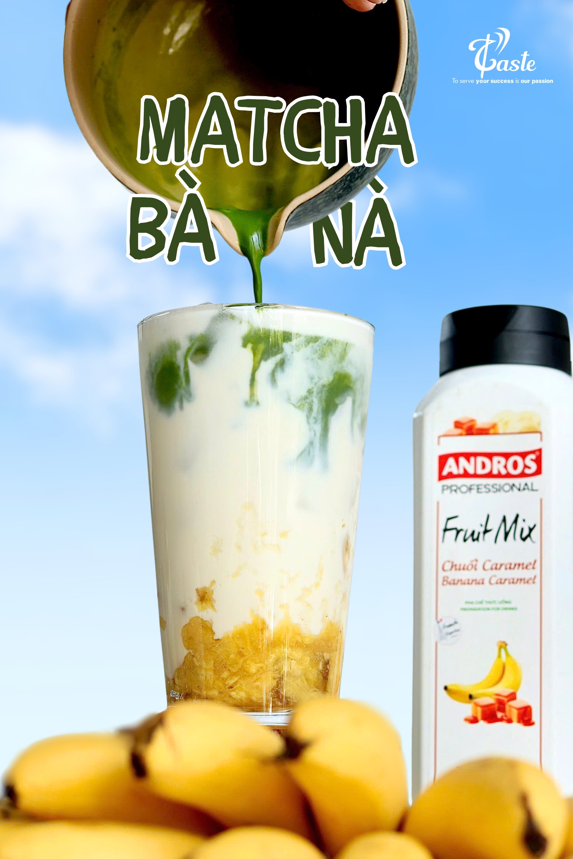 Matcha Latte Chuối