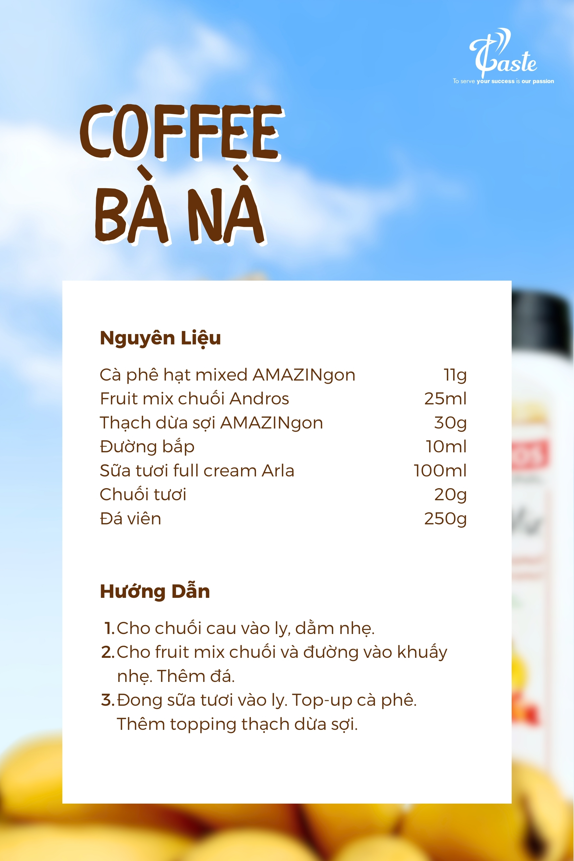 coffee chuối