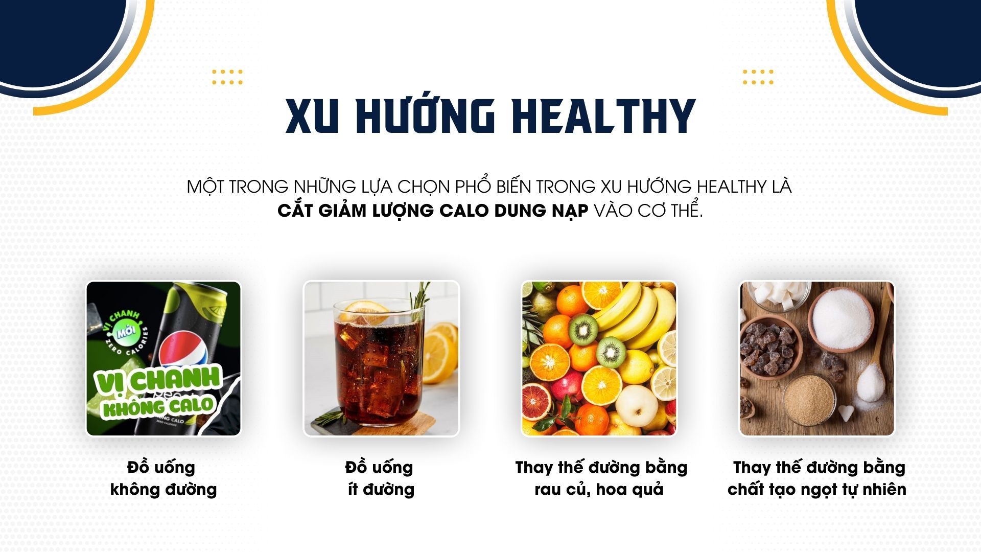 Bộ Sưu Tập Đồ uống Healthy “Ít Calo - Vẫn No Vị Giác”