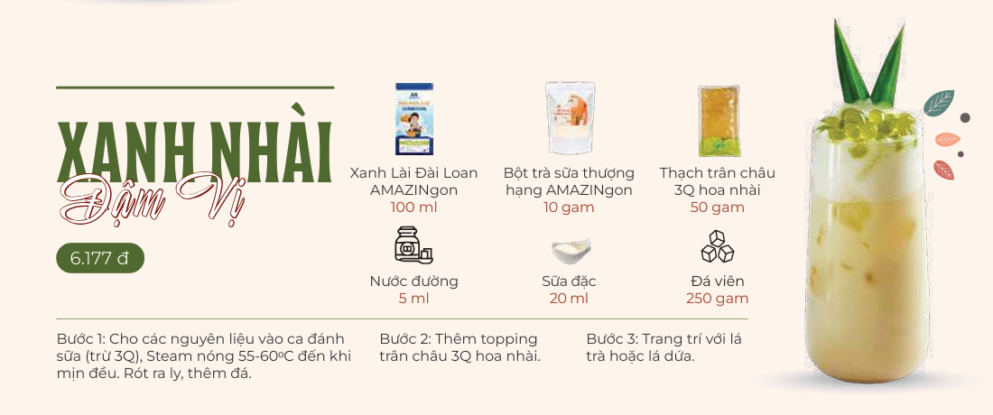 XANH NHÀI ĐẬM VỊ