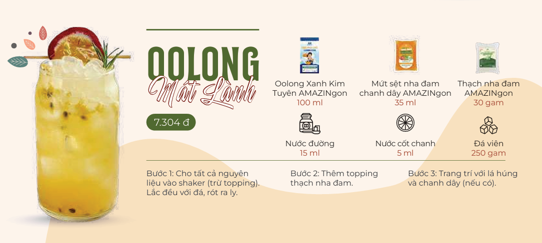 OOLONG MÁT LÀNH (TRÀ OOLONG NHA ĐAM CHANH DÂY)