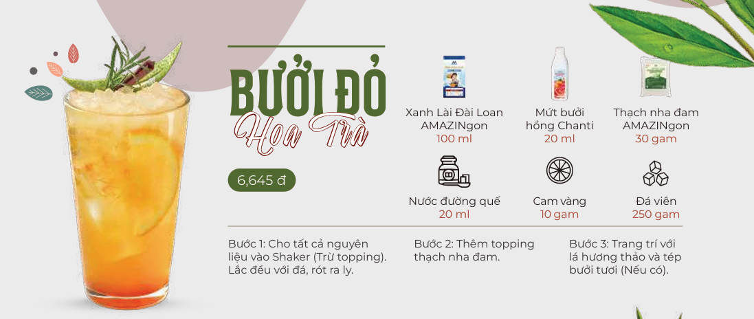 BƯỞI ĐỎ HOA TRÀ