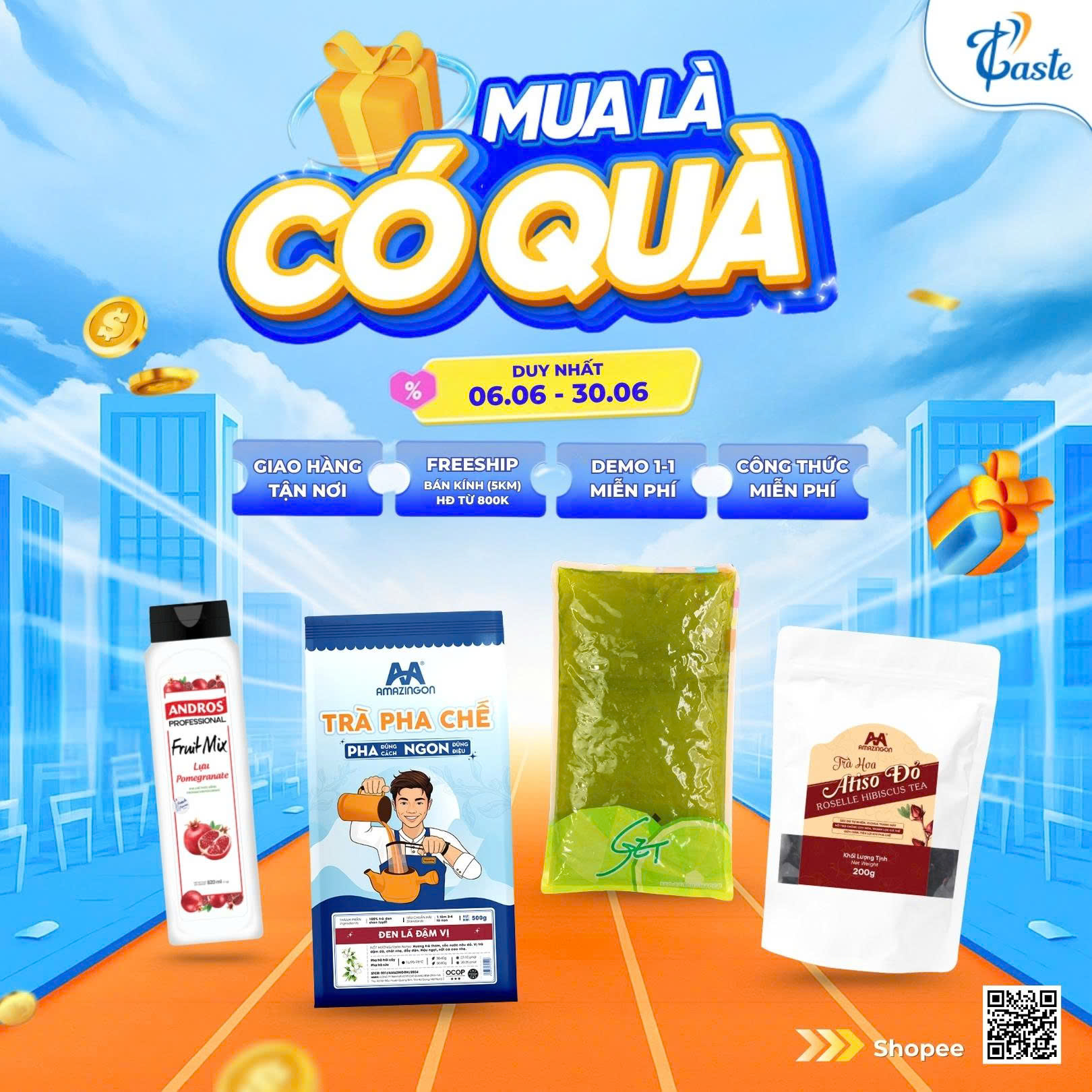 Ưu Đãi Ngày 6/6 Tại P-Taste: Mua Là Có Quà - Cơ Hội Dành Riêng Cho Chủ Quán