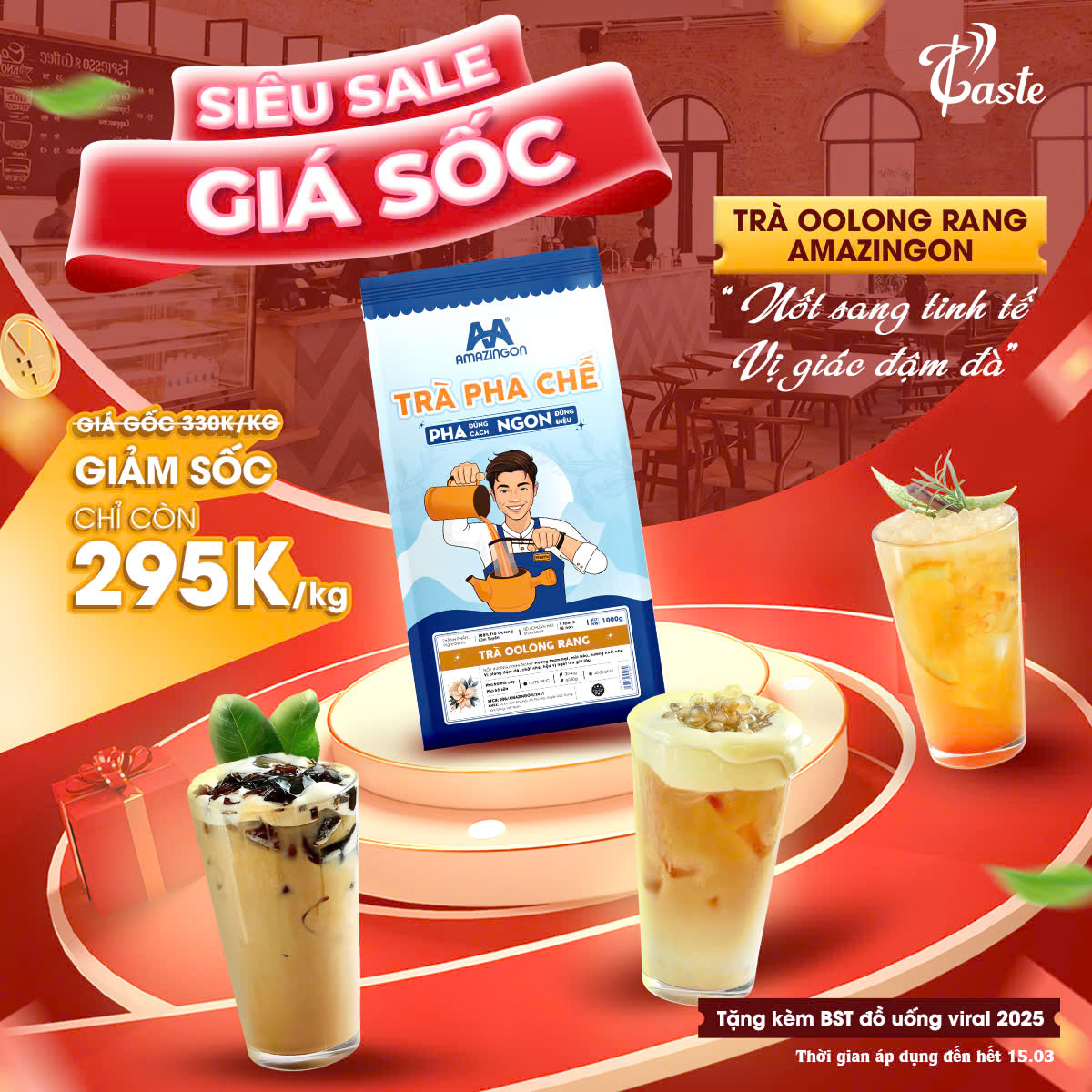 [SIÊU SALE GIÁ SỐC] – TRÀ OOLONG RANG AMAZINgon