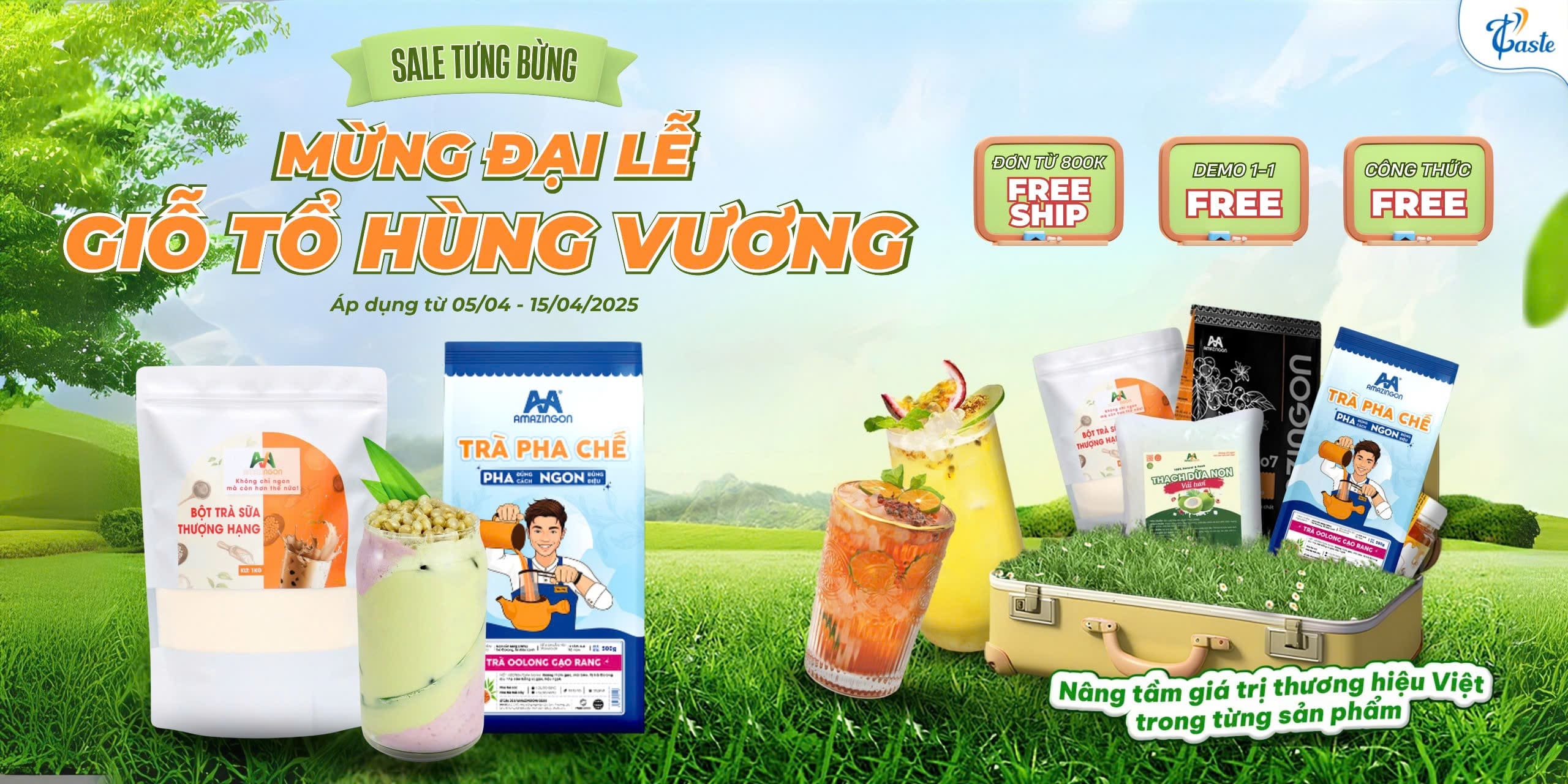 Khuyến Mãi Giỗ Tổ Hùng Vương Cùng P-Taste – Deal Cực Hời Dành Cho Chủ Quán