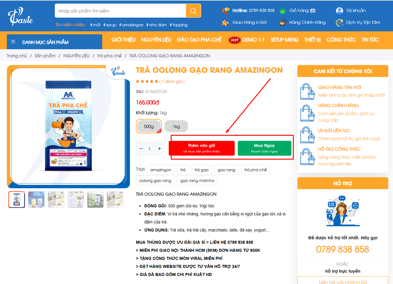 nguyên liệu pha chế Gò Vấp