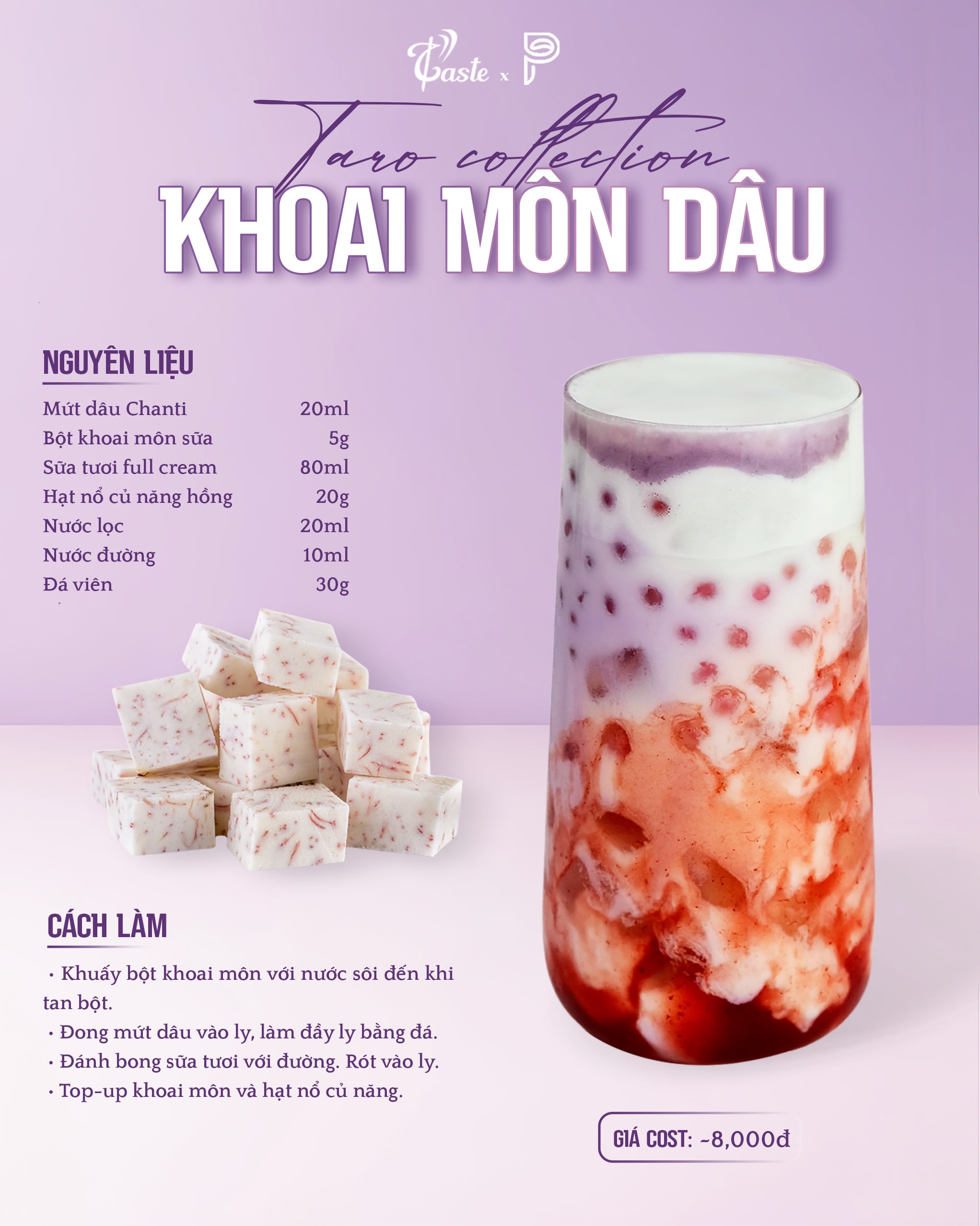 Bộ Sưu Tập Khoai Môn - Xu Hướng Đồ Uống 2025