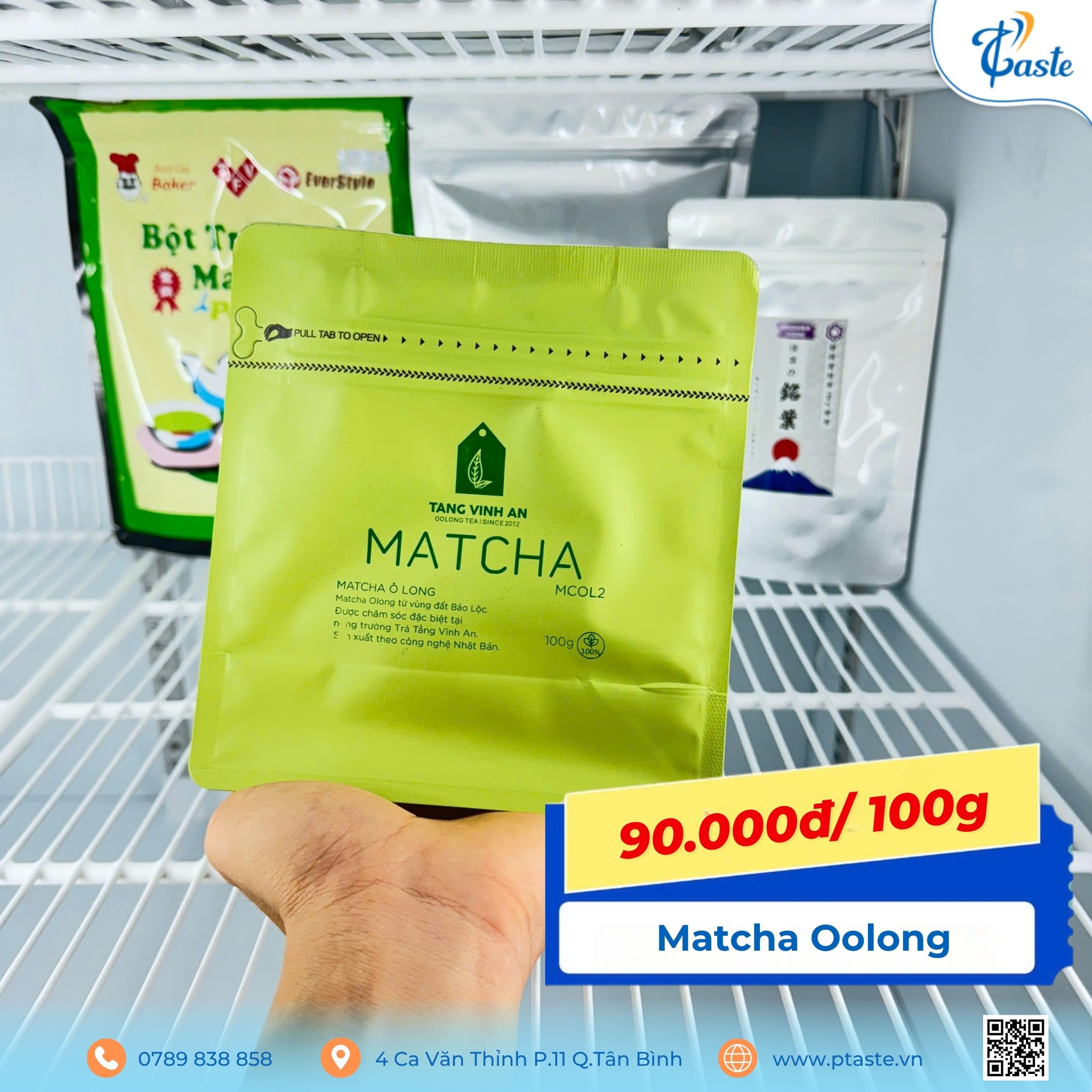 Matcha Luôn Có Sẵn Tại P-Taste: Đầy Kho, Đủ Vị, Giao Hàng Toàn Quốc