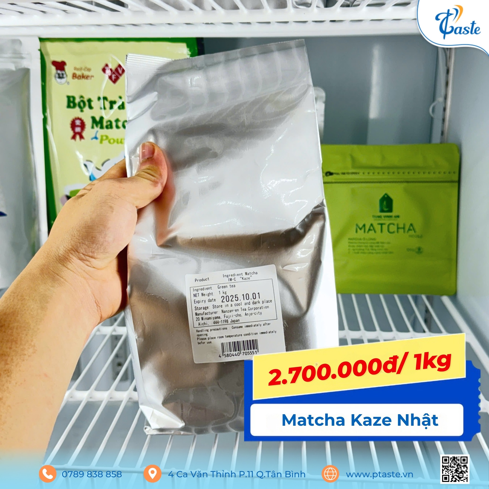 Matcha Luôn Có Sẵn Tại P-Taste: Đầy Kho, Đủ Vị, Giao Hàng Toàn Quốc