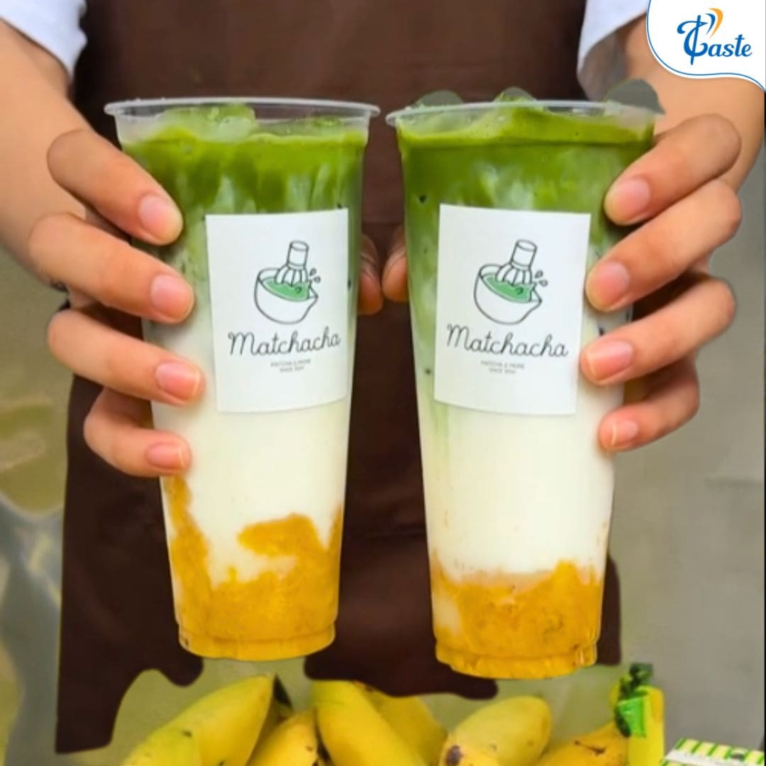 Matcha Latte Chuối
