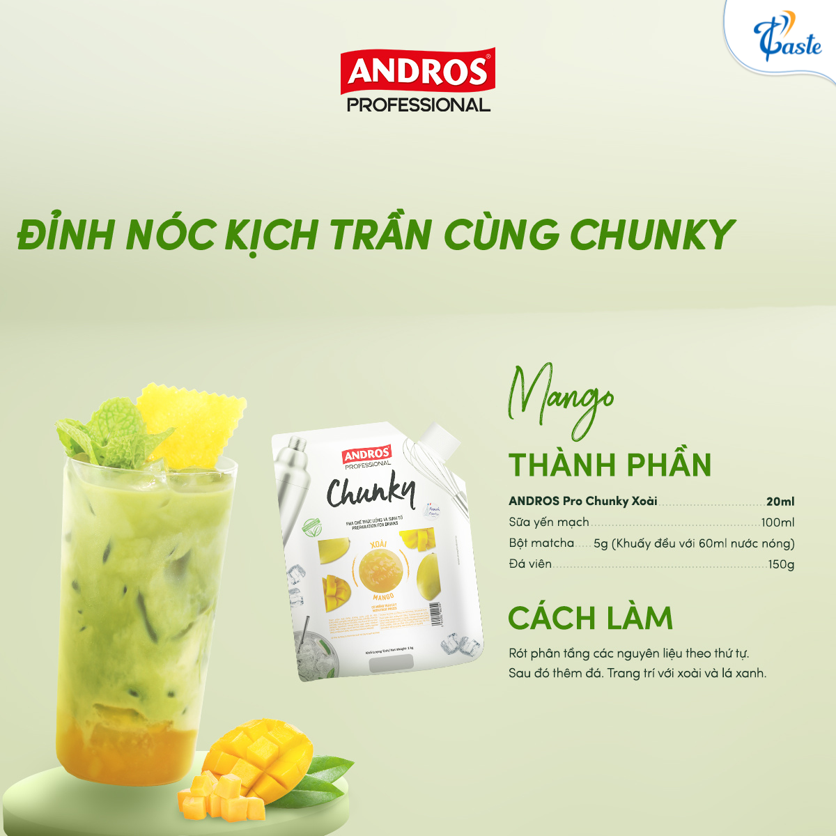 Mứt Xoài Chunky - Top 1 Nguyên Liệu Cho Menu Mùa Hè