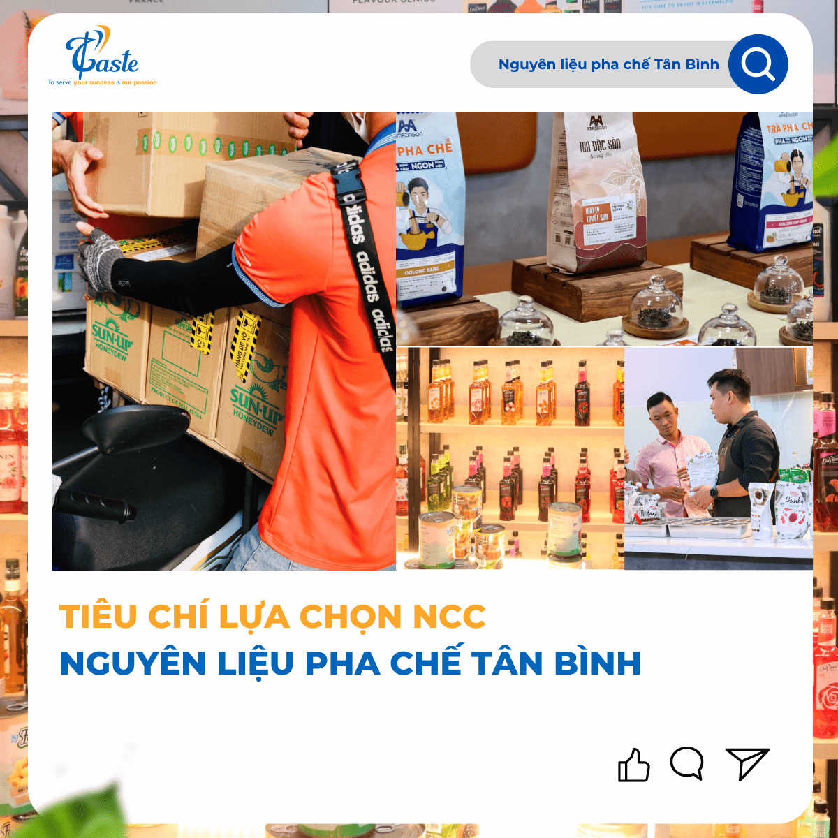 Tiêu Chí Chọn Đơn Vị Cung Cấp Nguyên Liệu Pha Chế Tân Bình