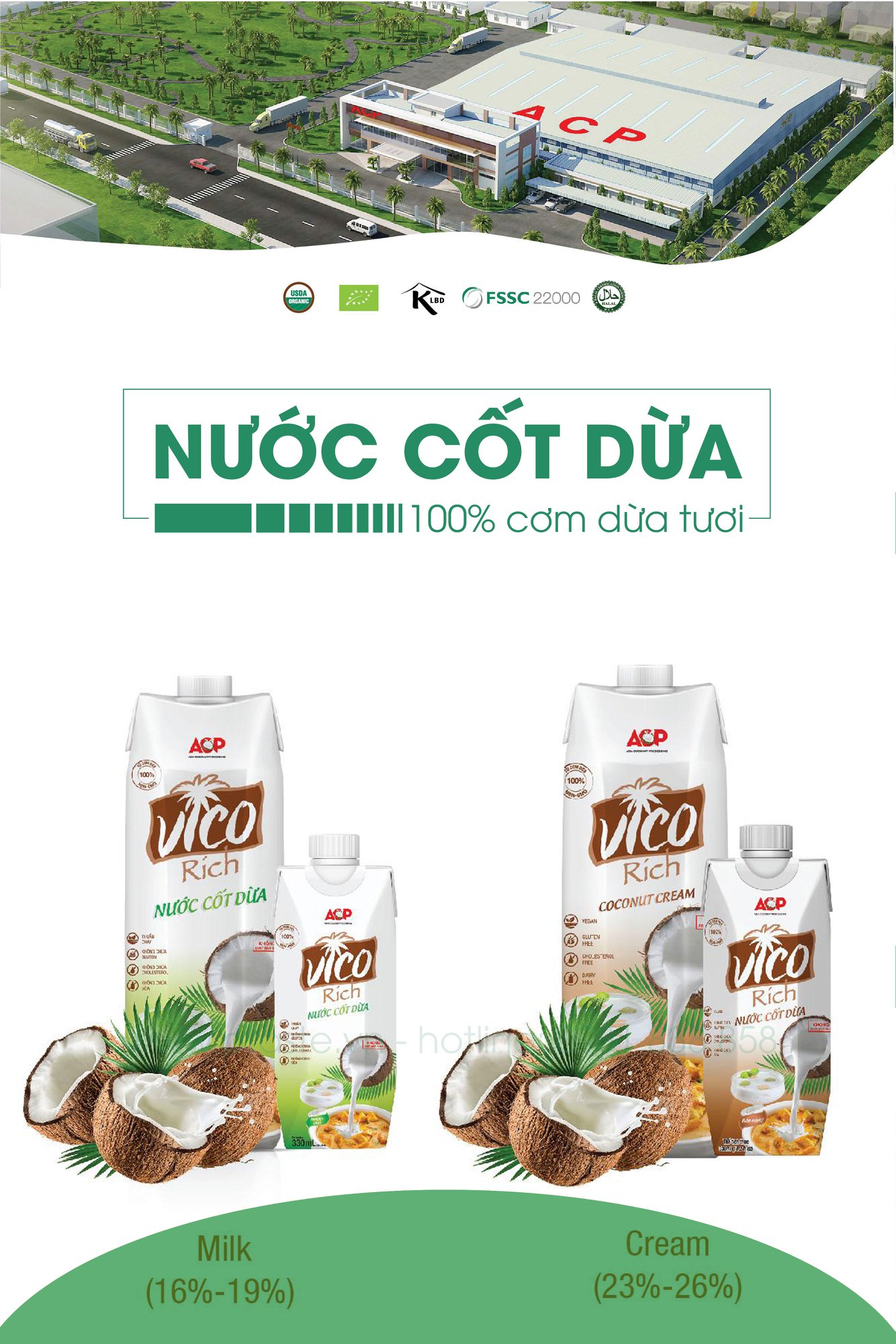 Nước Cốt Dừa Vico Có Gì Mà Được Ưa Chuộng Đến Vậy?