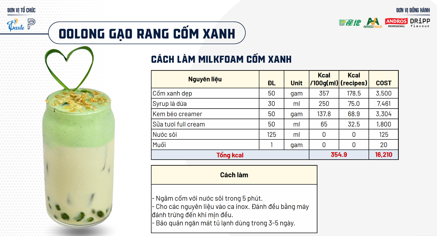 OOLONG GẠO RANG CỐM XANH
