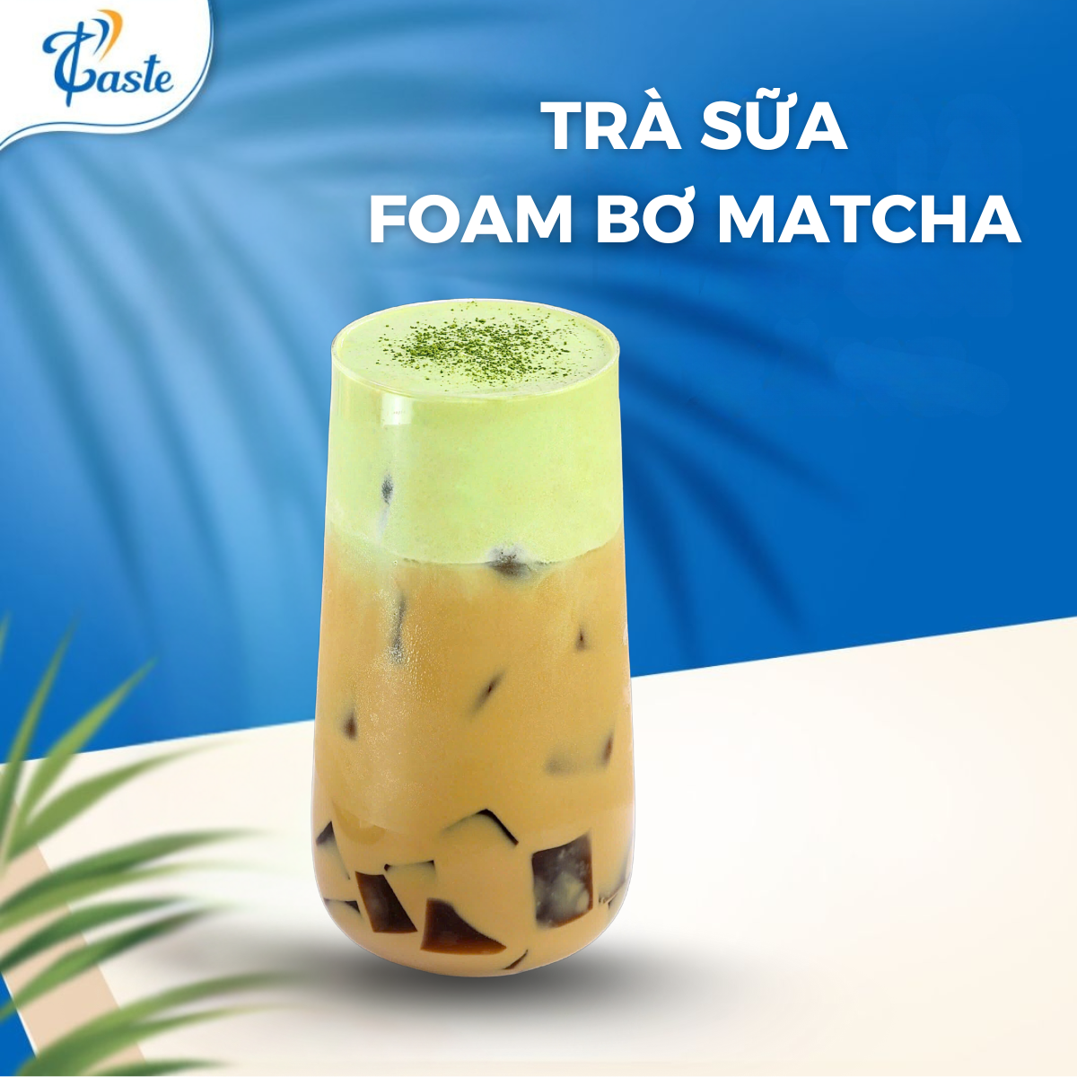 TRÀ SỮA FOAM BƠ MATCHA