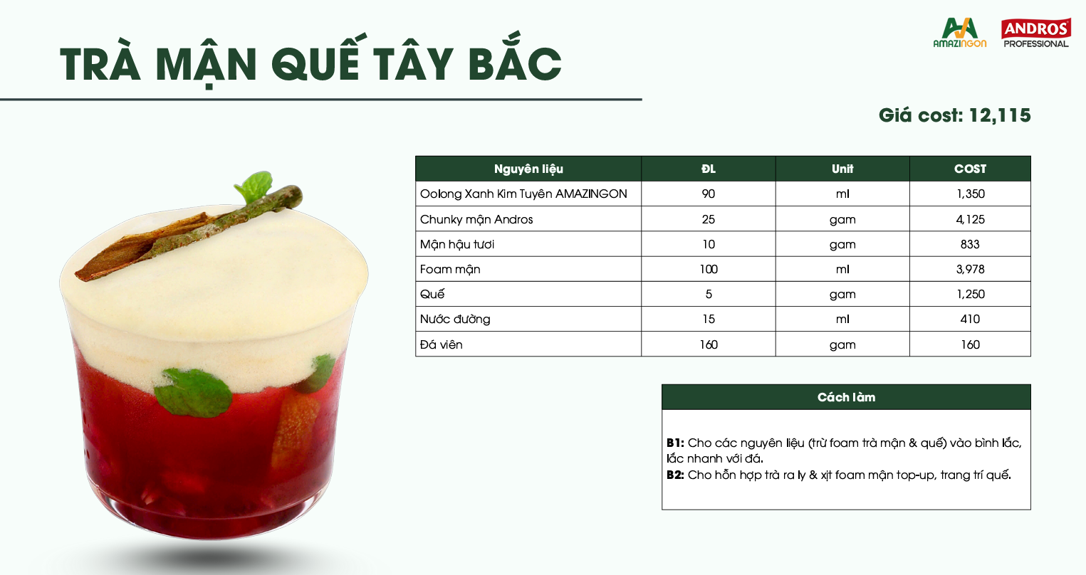 TRÀ MẬN QUẾ TÂY BẮC