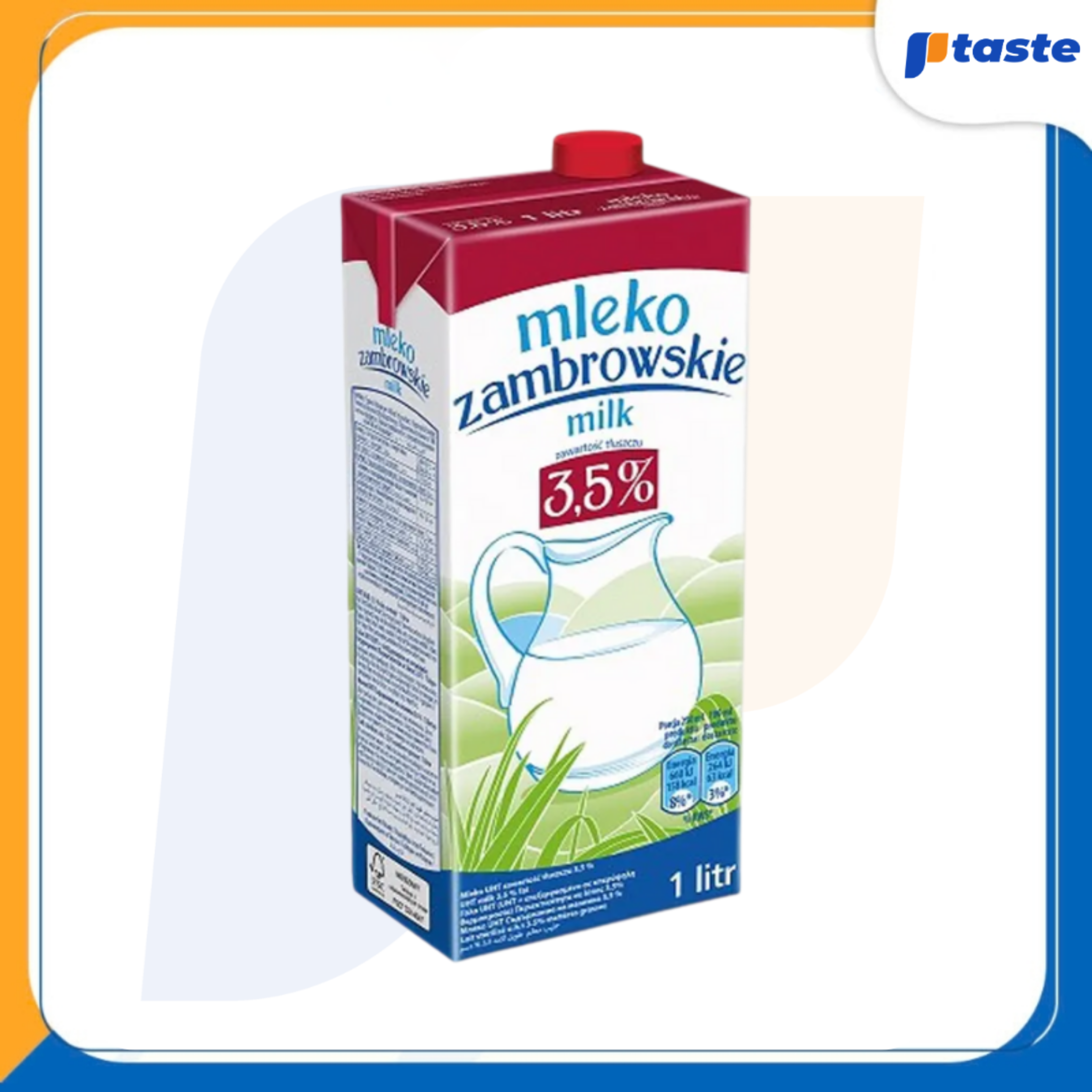 [CHỈ GIAO TP.HCM] SỮA TƯƠI TIỆT TRÙNG MLEKO ZAMBROWSKIE (FAT 3.5%)