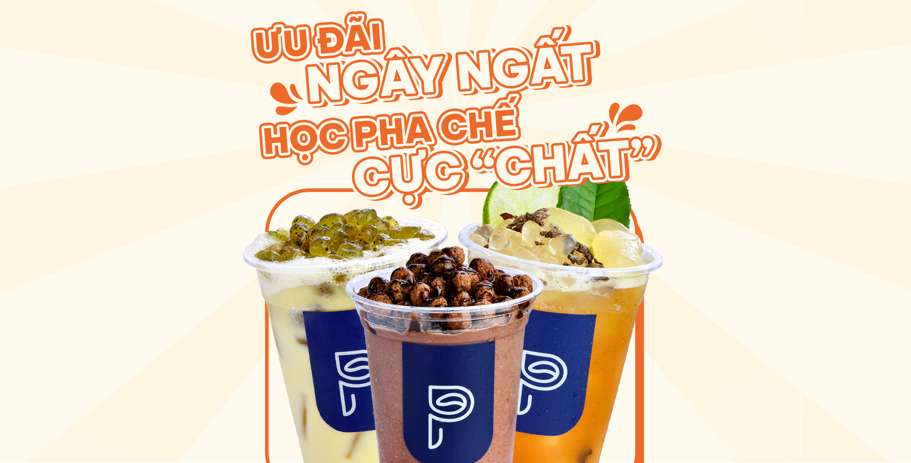 [P-Taste Academy] Ưu Đãi Ngây Ngất - Học Pha Chế Cực 