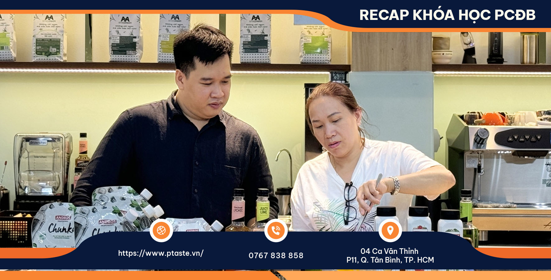 [P-Taste Academy] Khóa học pha chế cá nhân 1:1 tháng 10-2024