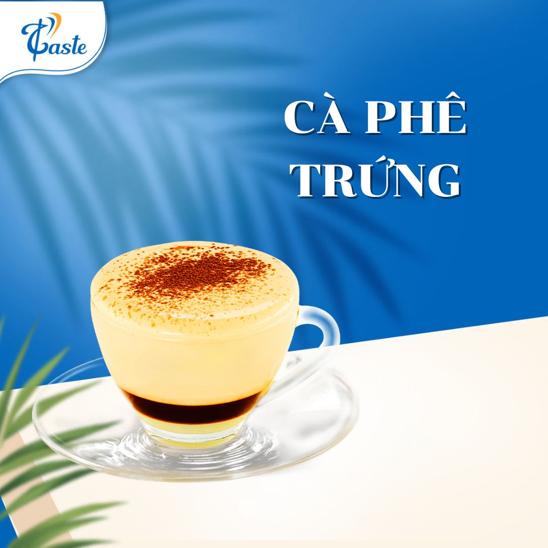 CÔNG THỨC CAFE TRỨNG VỚI CAFE PHA MÁY