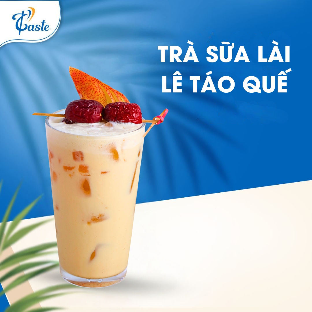 CÔNG THỨC TRÀ SỮA LÀI LÊ TÁO QUẾ