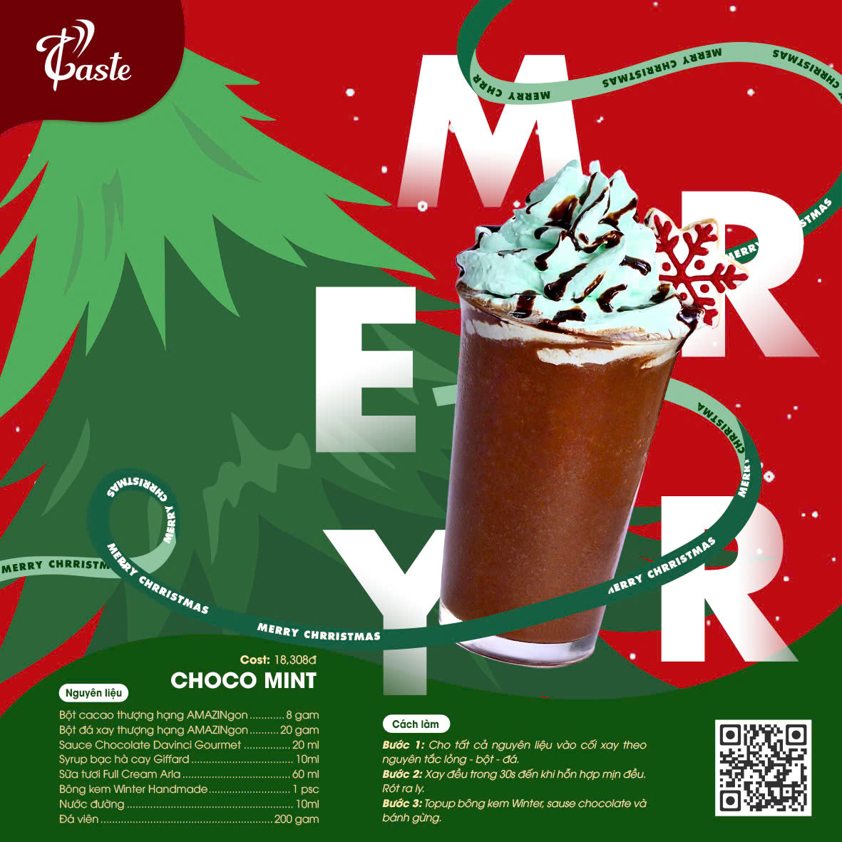 CHOCO MINT (CACAO BẠC HÀ)
