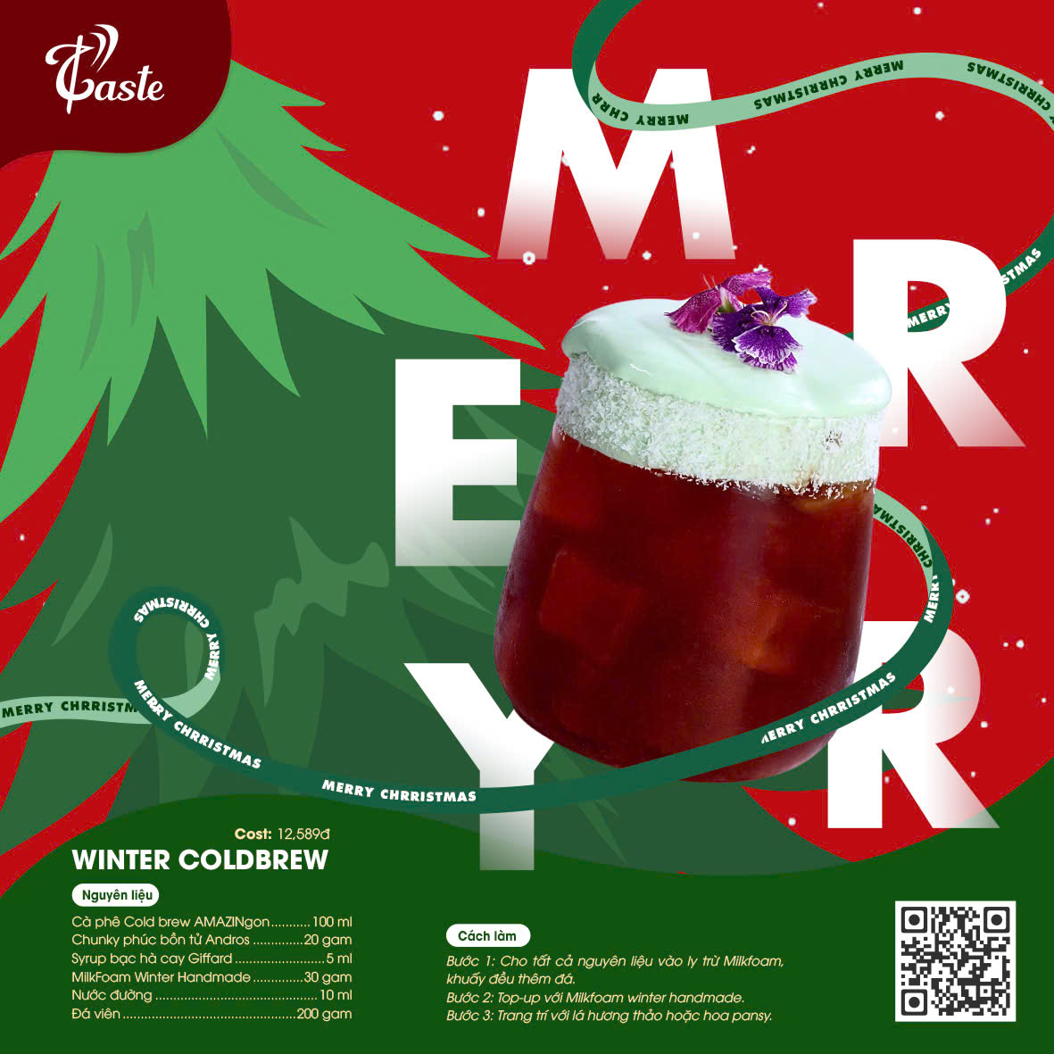 WINTER  COLDBREW (CÀ PHÊ BẠC HÀ)