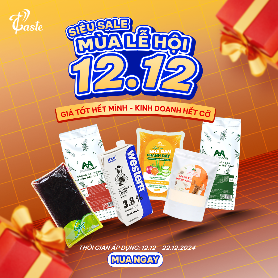 P-Taste Siêu Sale Mùa Lễ Hội 12.12 “Giá Tốt Hết Mình - Kinh Doanh Hết Cỡ”