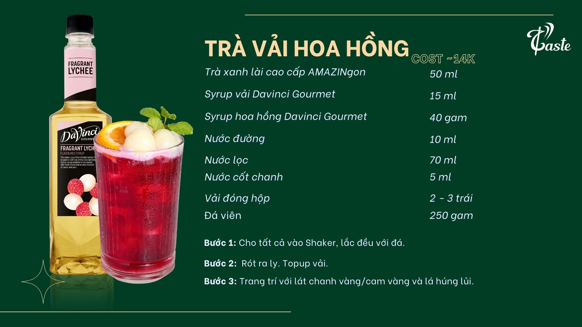 [BST Syrup Davinci Gourmet] Bùng Nổ Hương Vị Lễ Hội Cùng P-Taste