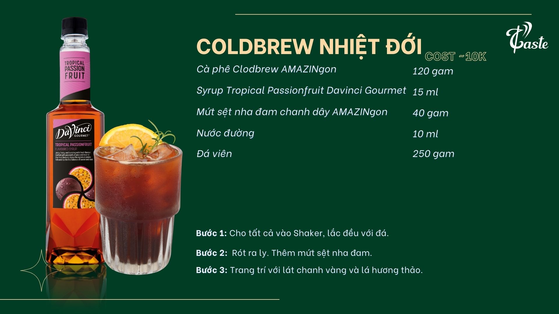 [BST Syrup Davinci Gourmet] Bùng Nổ Hương Vị Lễ Hội Cùng P-Taste