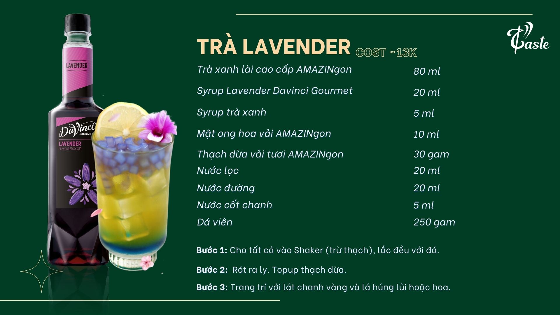 [BST Syrup Davinci Gourmet] Bùng Nổ Hương Vị Lễ Hội Cùng P-Taste