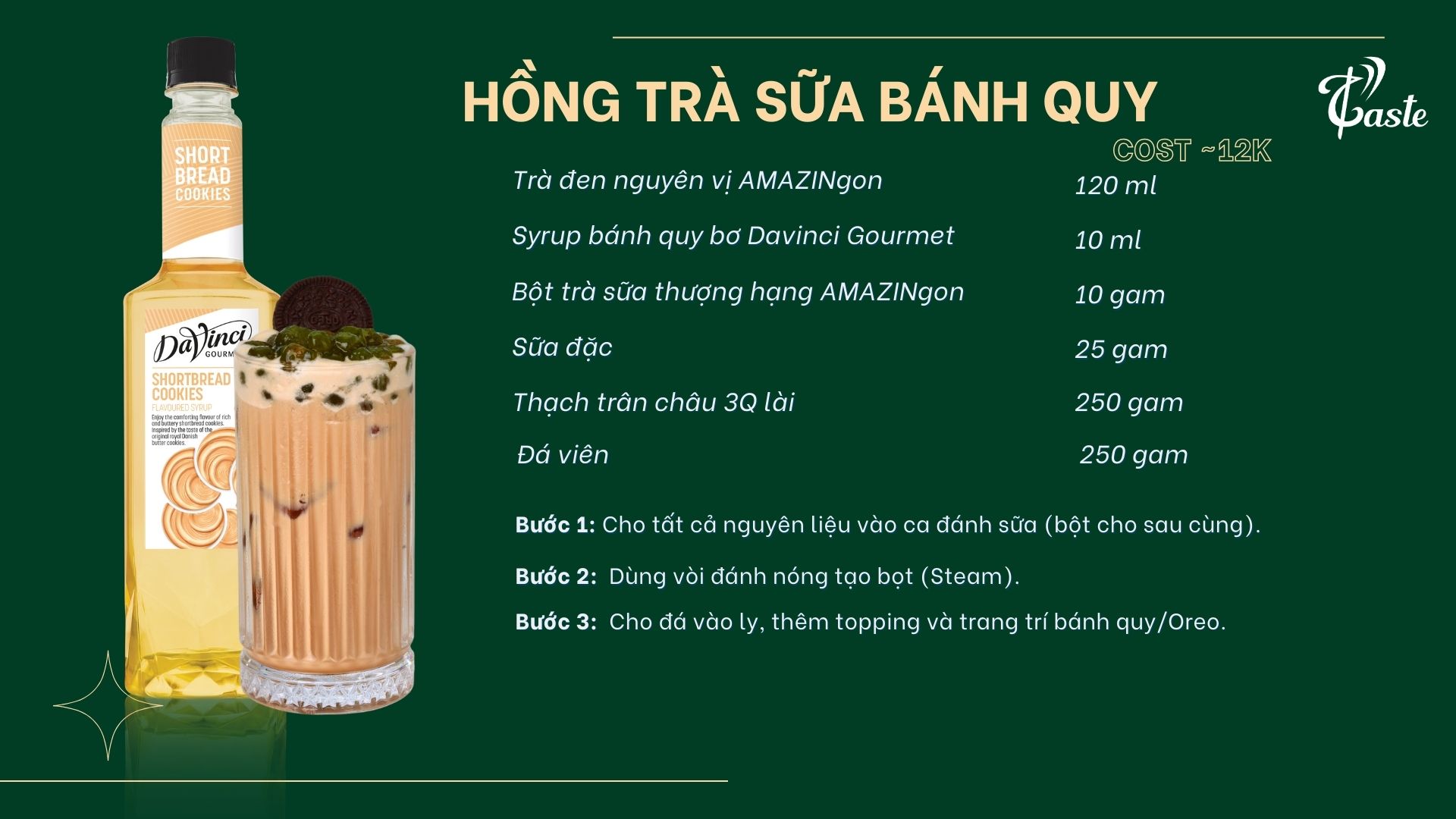 [BST Syrup Davinci Gourmet] Bùng Nổ Hương Vị Lễ Hội Cùng P-Taste