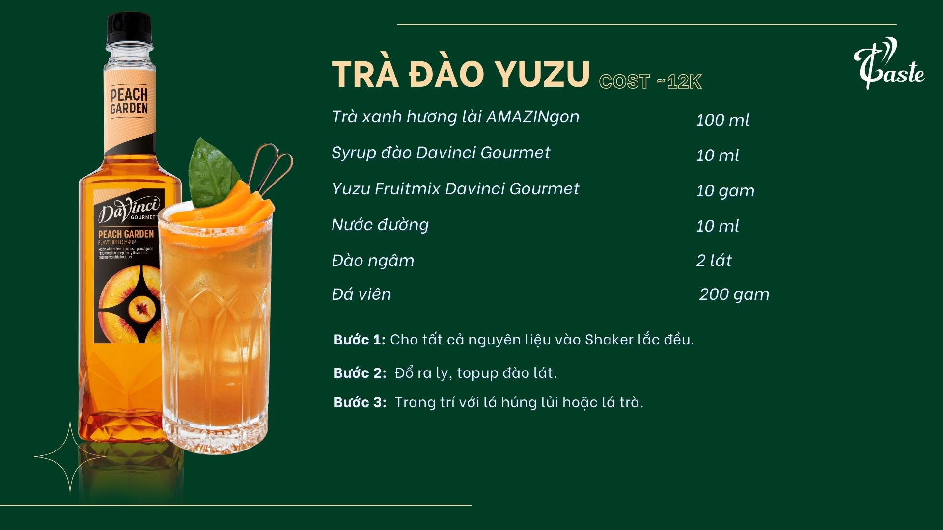 [BST Syrup Davinci Gourmet] Bùng Nổ Hương Vị Lễ Hội Cùng P-Taste
