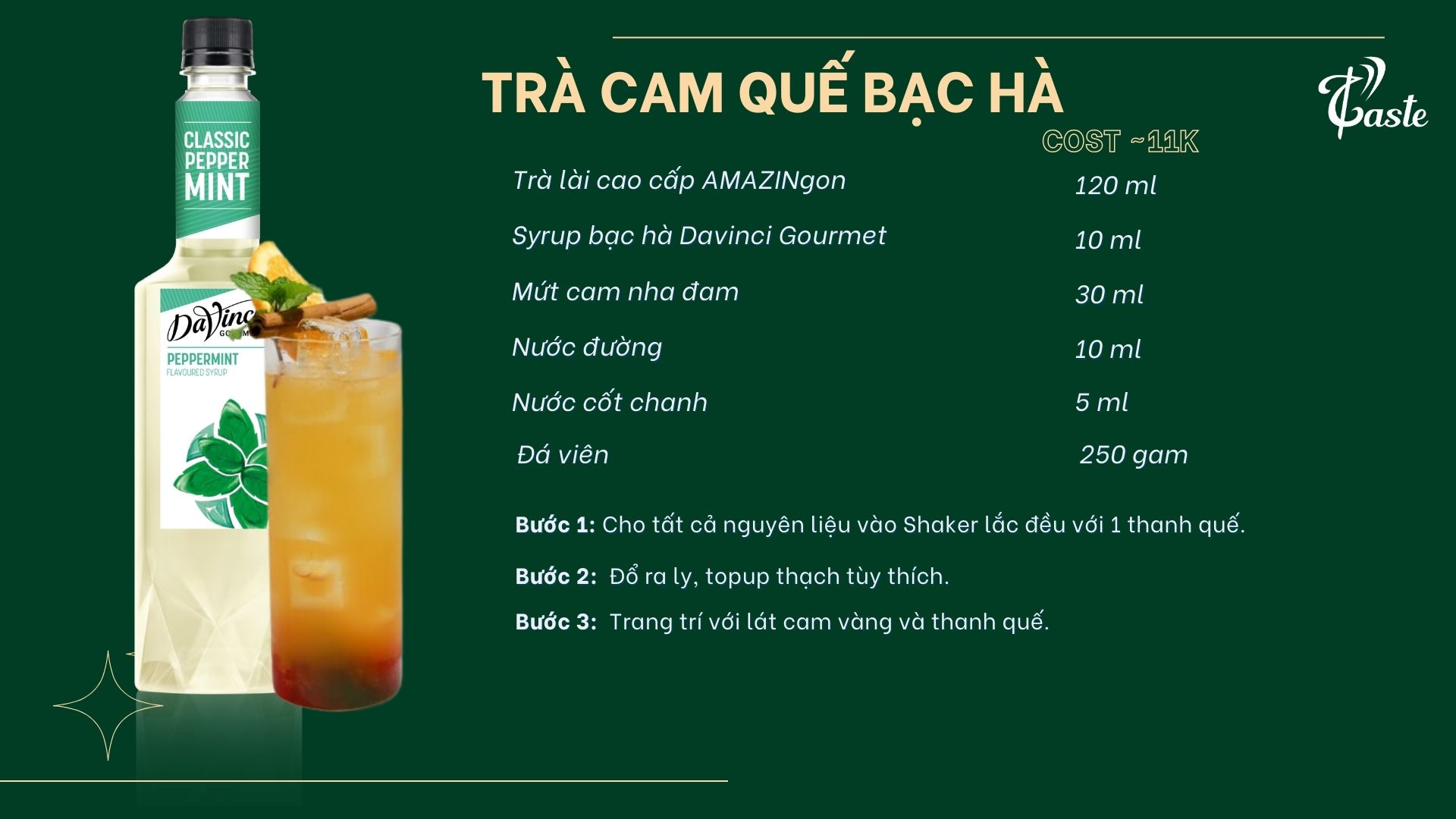[BST Syrup Davinci Gourmet] Bùng Nổ Hương Vị Lễ Hội Cùng P-Taste