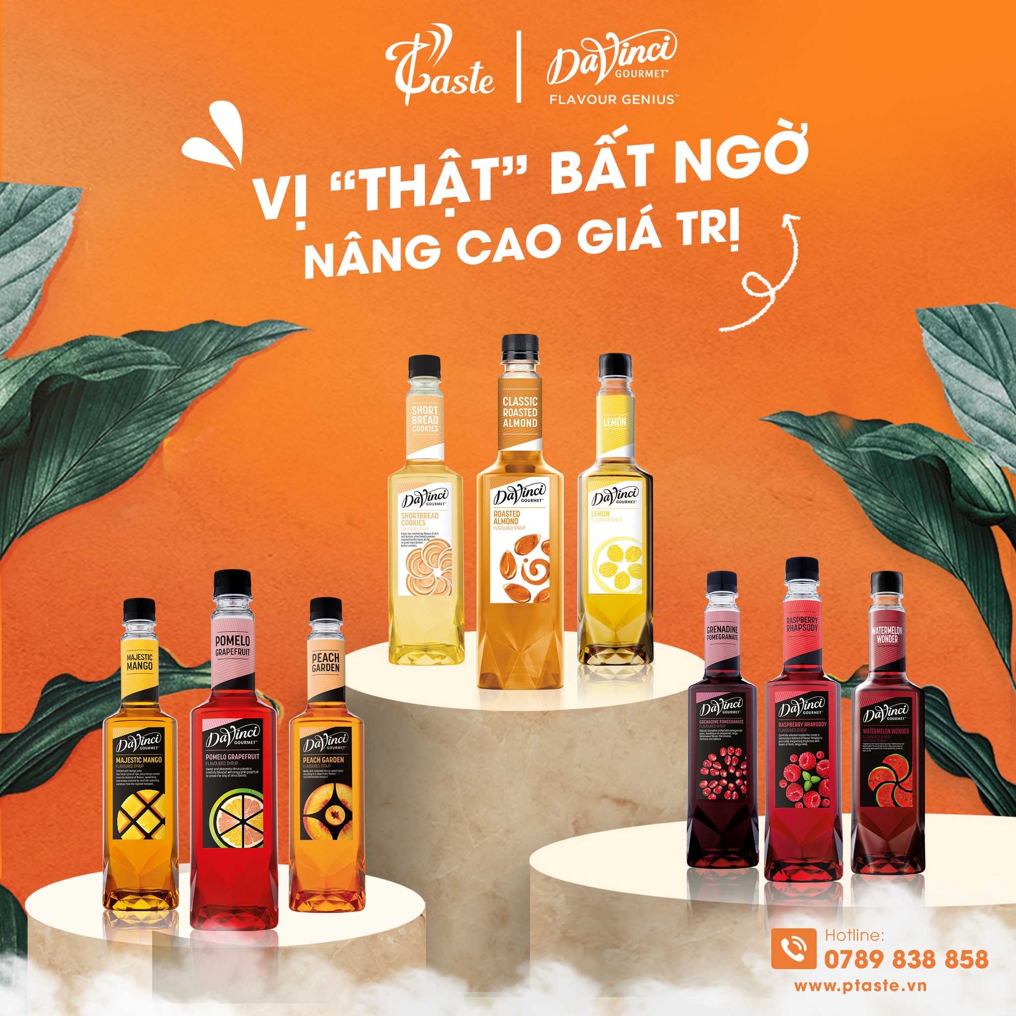 [BST Syrup Davinci Gourmet] Bùng Nổ Hương Vị Lễ Hội Cùng P-Taste