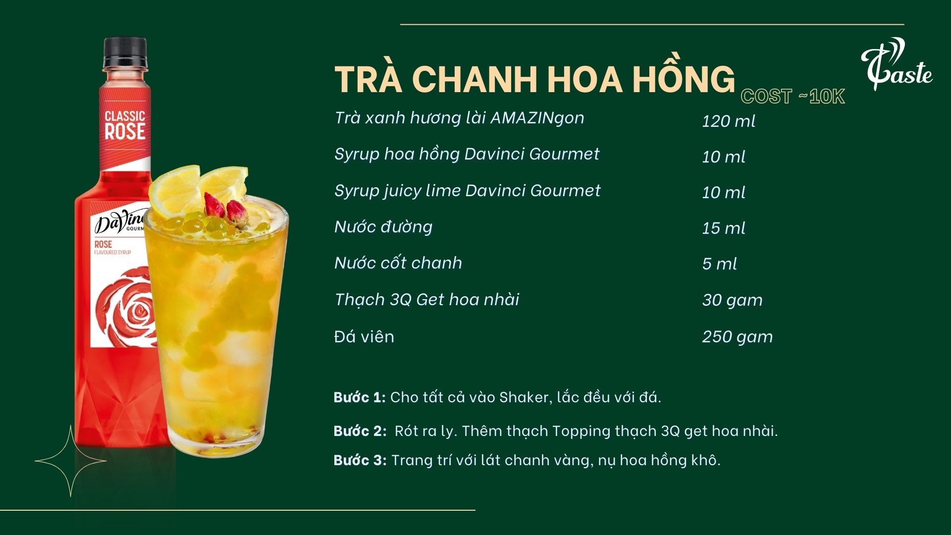 [BST Syrup Davinci Gourmet] Bùng Nổ Hương Vị Lễ Hội Cùng P-Taste