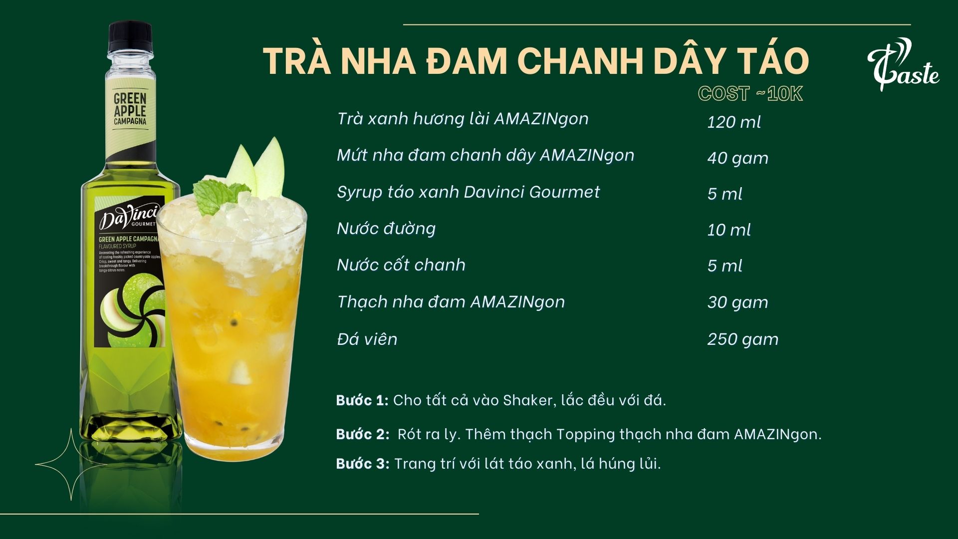 [BST Syrup Davinci Gourmet] Bùng Nổ Hương Vị Lễ Hội Cùng P-Taste