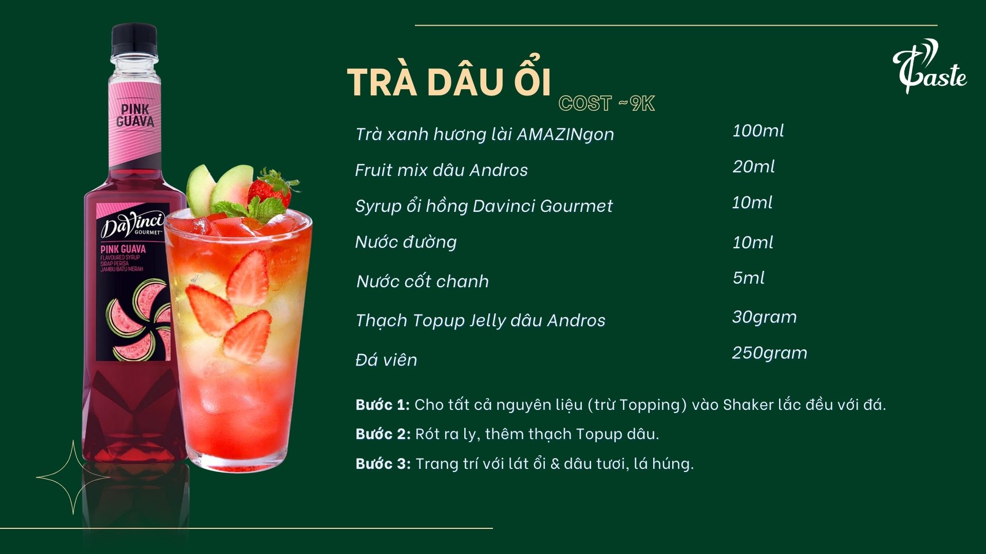 [BST Syrup Davinci Gourmet] Bùng Nổ Hương Vị Lễ Hội Cùng P-Taste