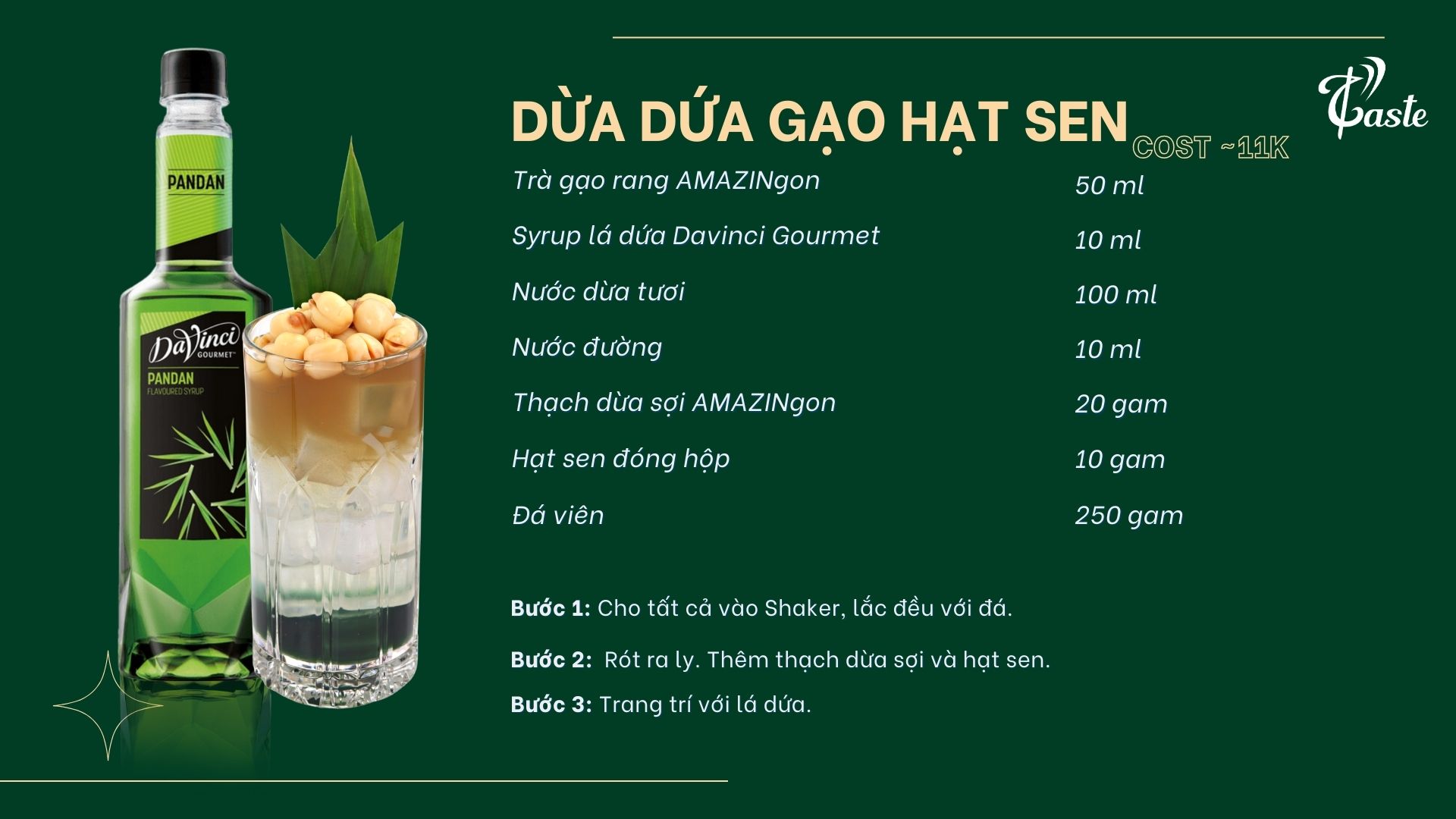 [BST Syrup Davinci Gourmet] Bùng Nổ Hương Vị Lễ Hội Cùng P-Taste