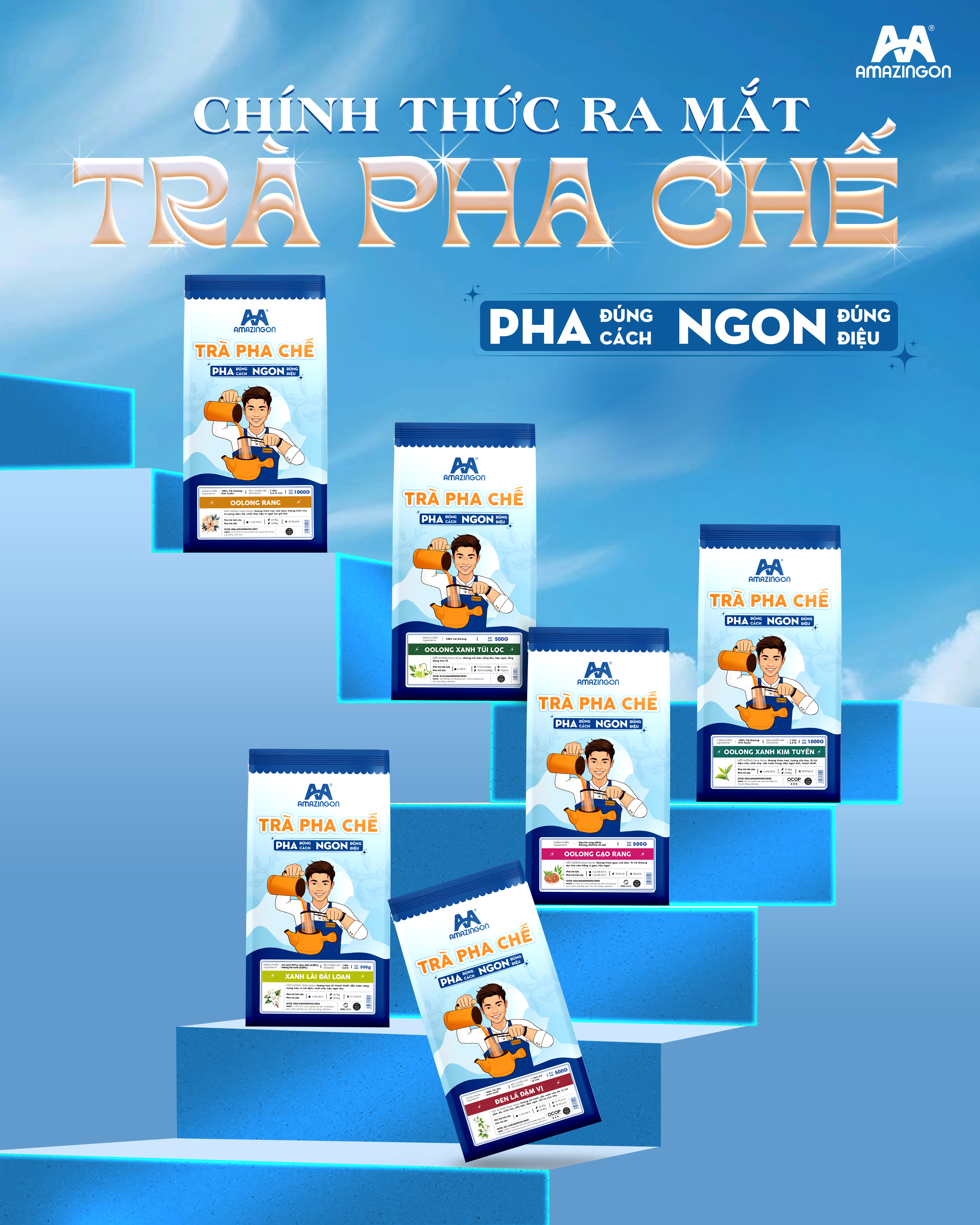 [TRÀ PHA CHẾ AMAZIINGON] THAY ĐỔI NHẬN DIỆN – GIA TĂNG CHẤT LƯỢNG, NÂNG TẦM GIÁ TRỊ